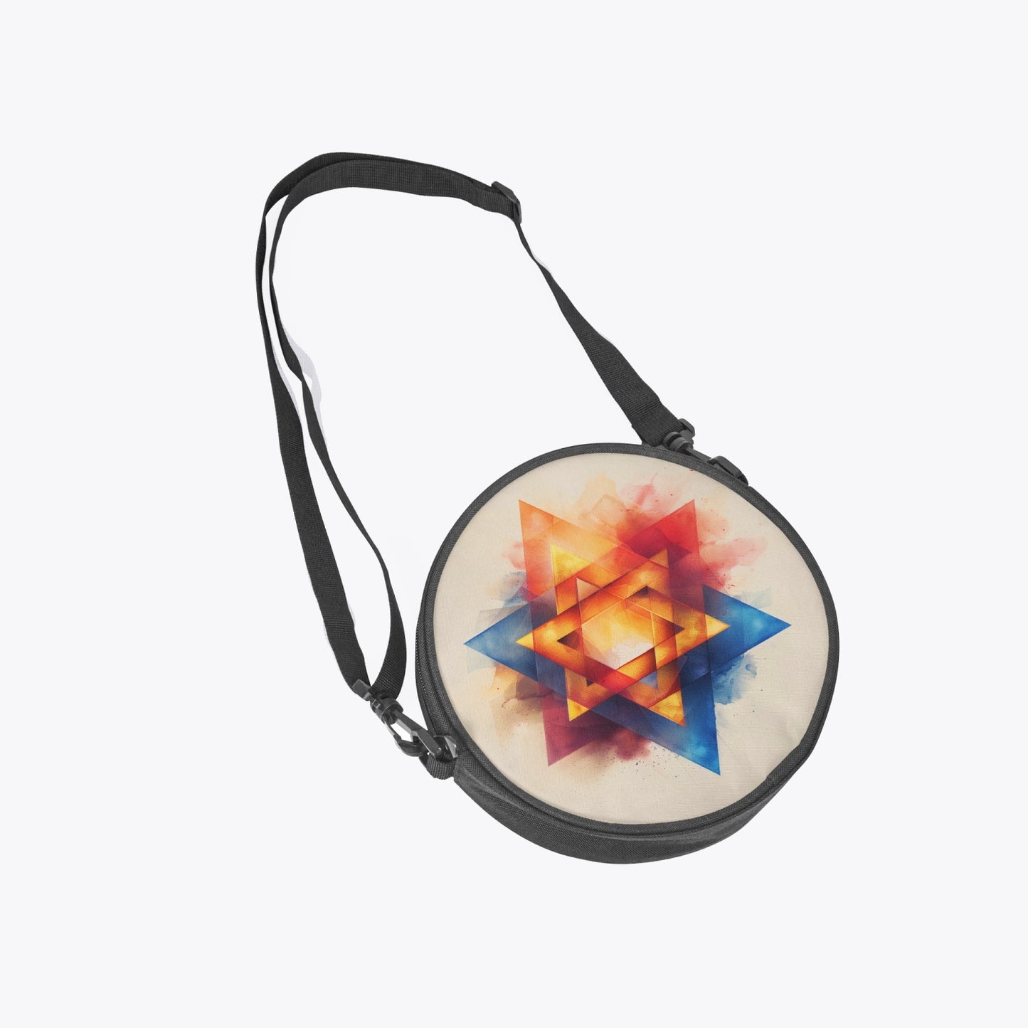 Star of David Round Satchel Bag with strap