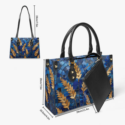 Wheat Mosaic Long Strap Bag dimensions