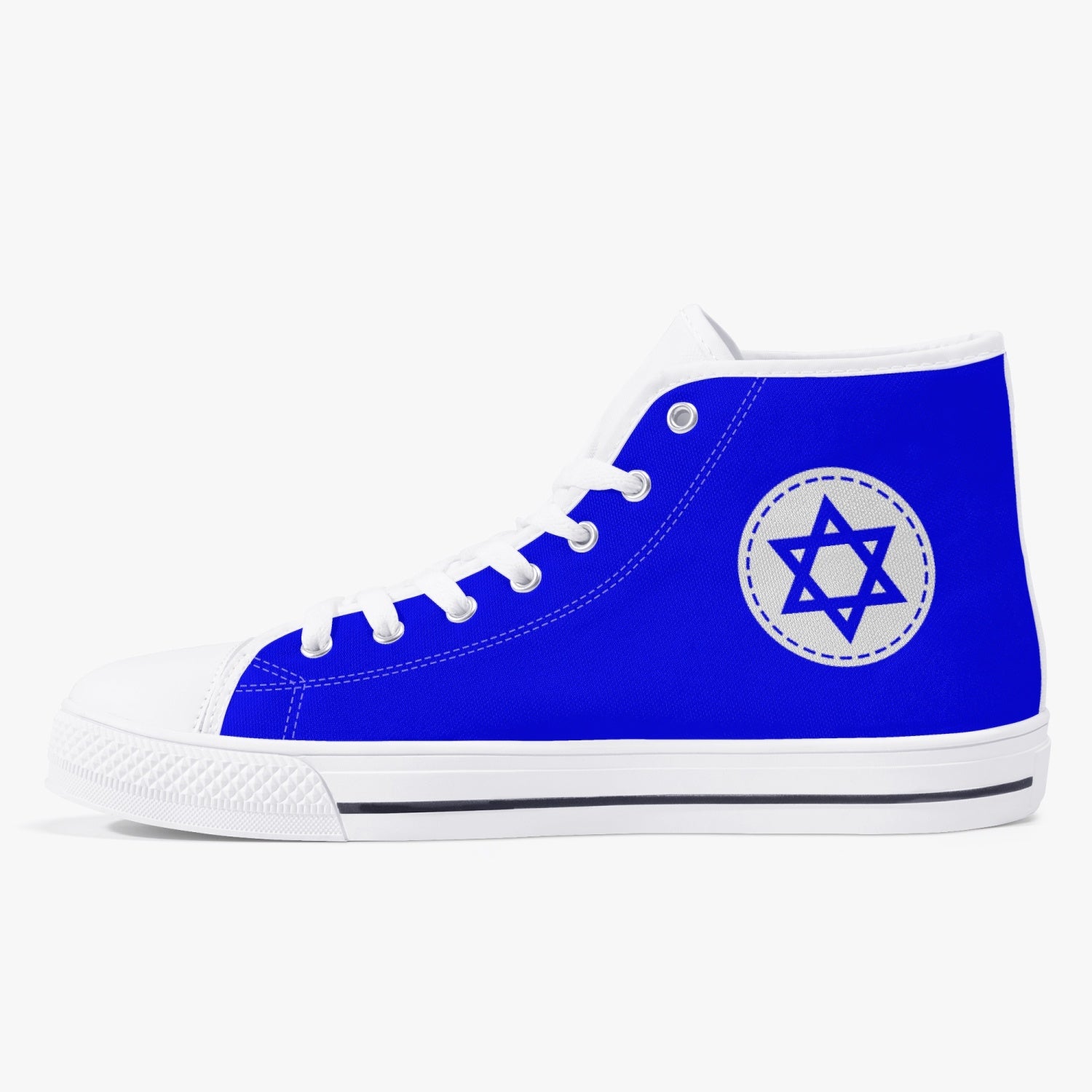 Star of David Israeli High-Top Shoes left