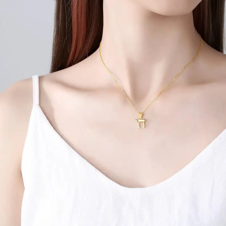 Hebrew Chai Pendant Necklace | Israel Limited