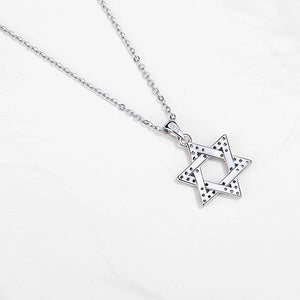 Star of David Colorful Pendant Necklace