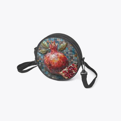 Round Rimon Satchel Bag - Pomegranate 6