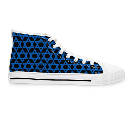Women's Star of David High Top Sneakers right
