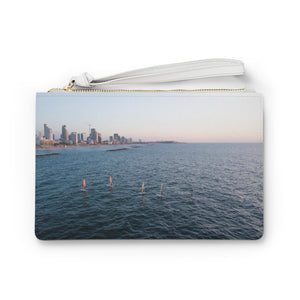 Tel Aviv Kite Surfers Clutch Bag