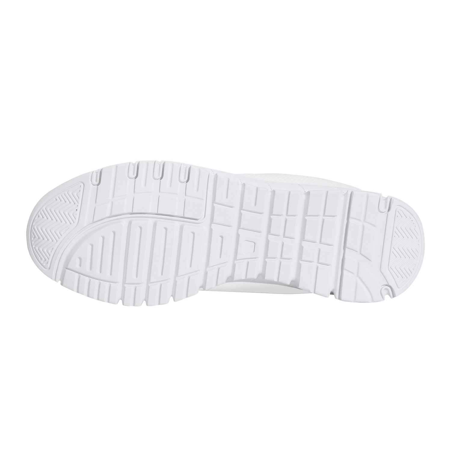 Bottom of white Aleph Lightweight Mesh Sneakers