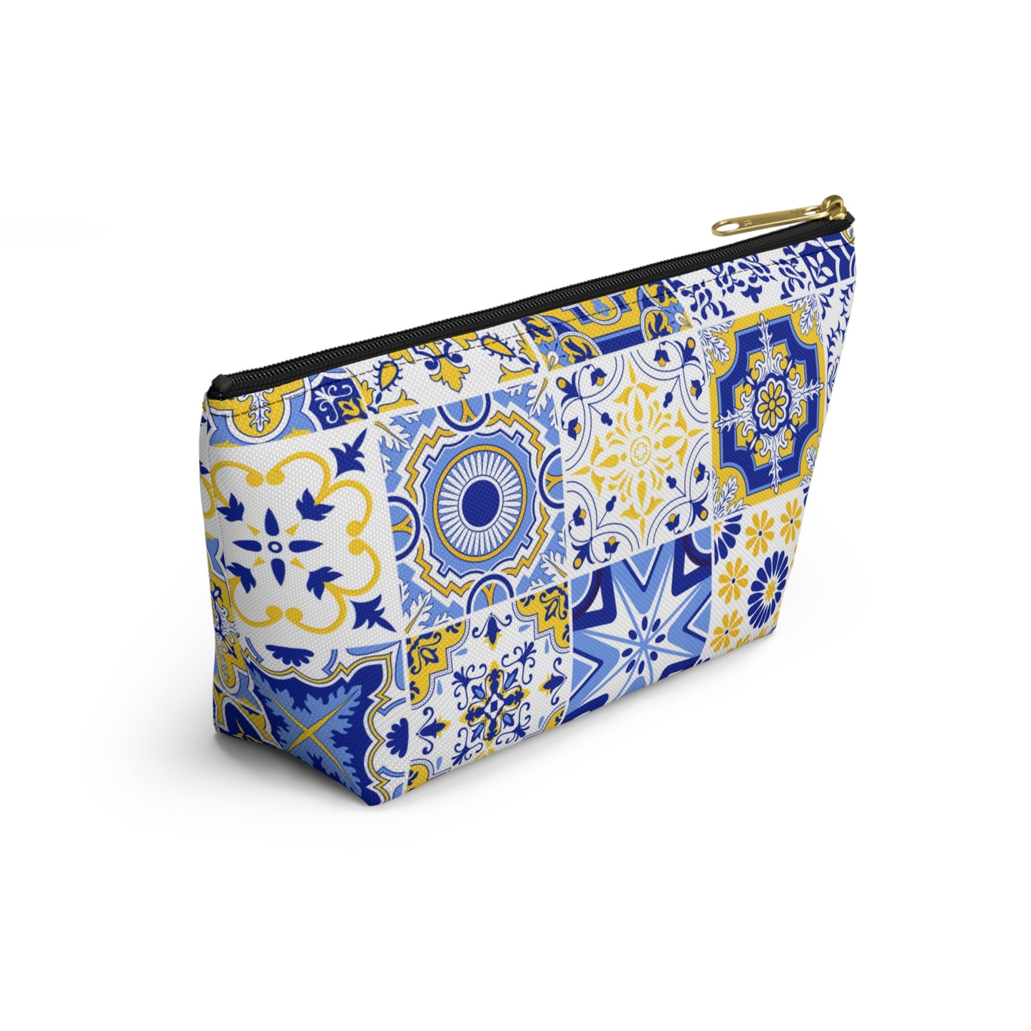 Mosaic Accessory Pouch w T-bottom back view