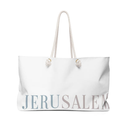 Jerusalem Weekender Bag front