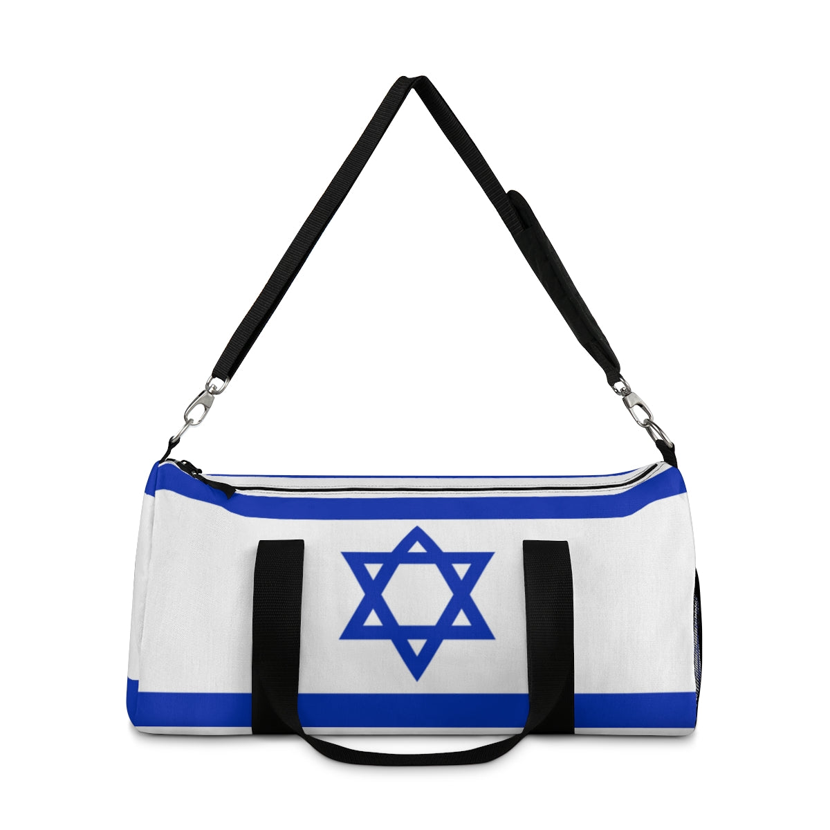 Israeli Flag Duffel Bag Side