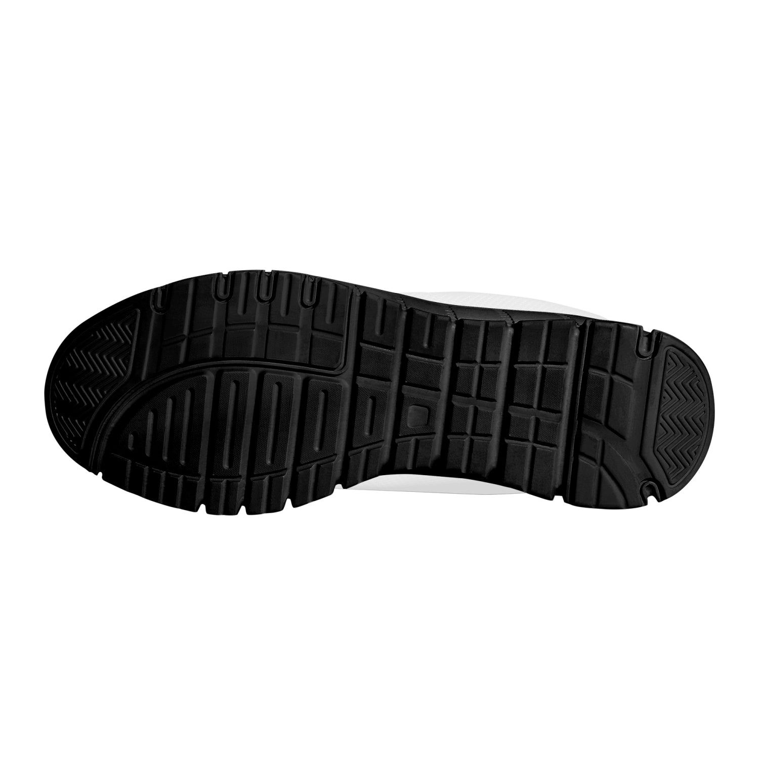 Bottom of black Aleph Lightweight Mesh Sneakers