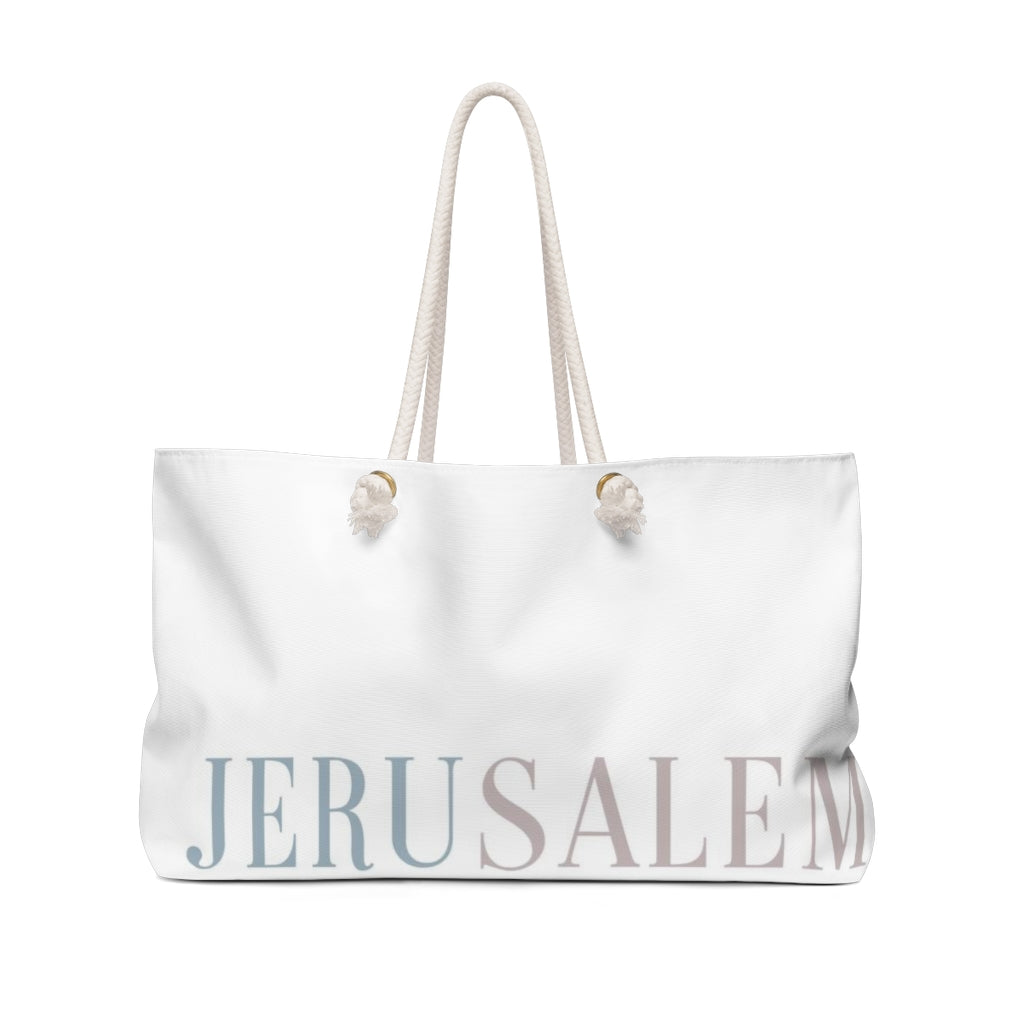 Jerusalem Weekender Bag back