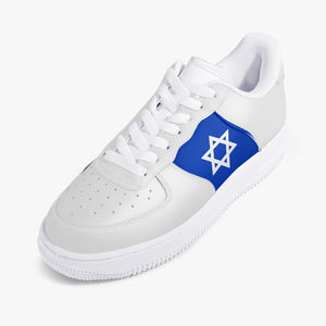 Israeli Flag Leather Sneakers