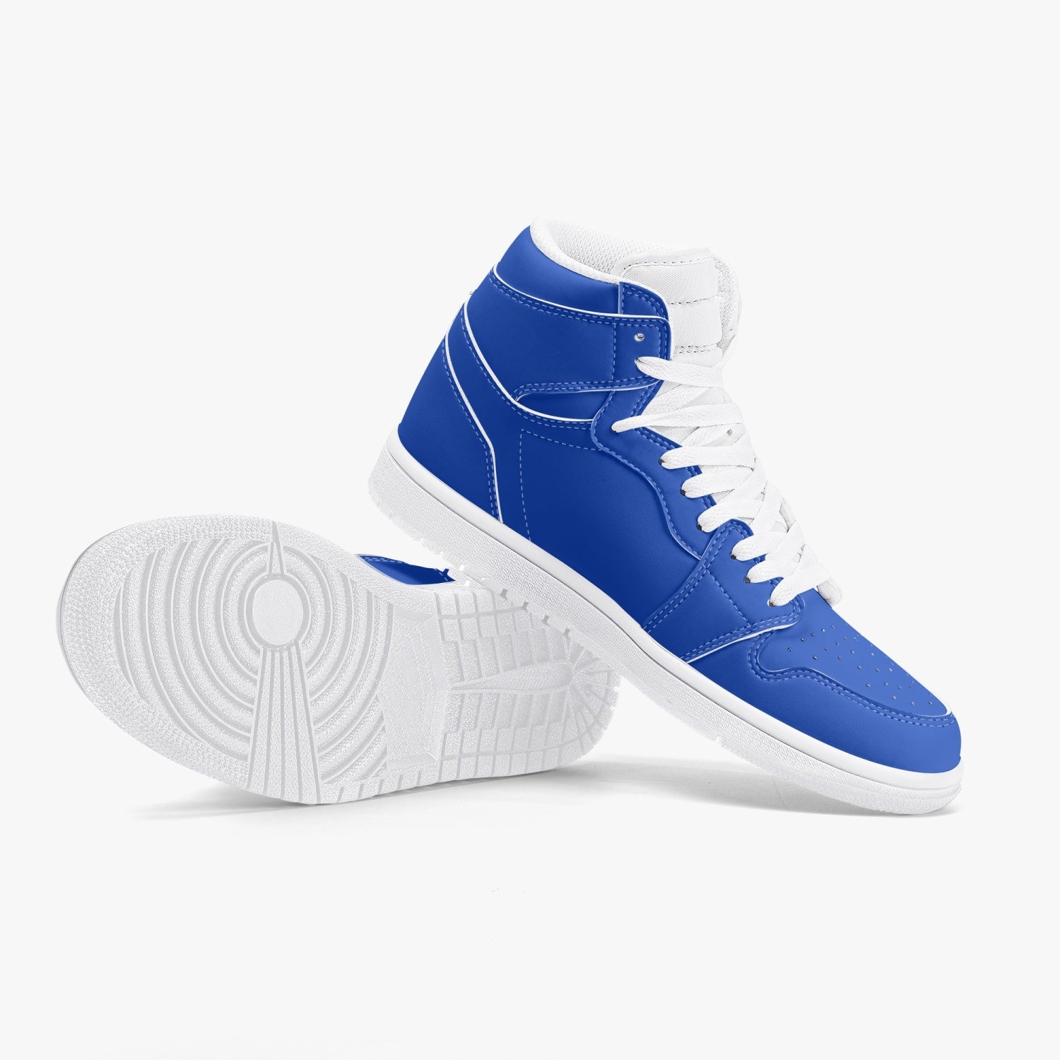Israel Colors High-Top Sneakers top and bottom view